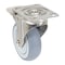 Vestil Thermoplastic Rubber Swivel With Total Brake Caster 4 In. Diameter x 1 In. Width 450 lb Gray CST-E-SS-4X1TPR-SWTB - alternate 2